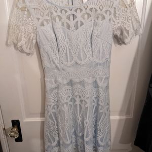 Baby Blue XS Xhiliration Lace dress